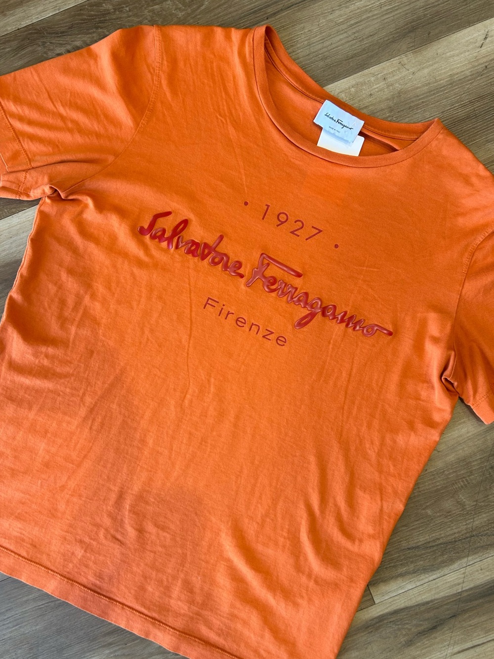 Salvatore Ferragamo 1927 Orange T-shirt